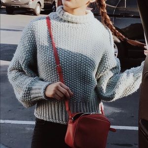 Turtleneck Knit Sweater